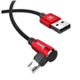 Кабель Baseus USB Cable to microUSB MVP Elbow 1.5A 2m Red (CAMMVP-B09) фото 3