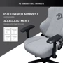 Кресло игровое Anda Seat Phantom 3 Pro Size L Grey Fabric (AD18YC-06-G-F) фото 3