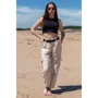 Брюки FLFashion Атом ЧБА 3501 46 бежевые