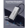 Адаптер Vention Adapter USB-C to 3xUSB3.0+MicroUSB+RJ45 Black (TGPBB): Інтерфейс підключення USB-C