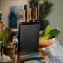 Набор кухонных ножей Fiskars FF с черной подставкой 4 пр. (1057555): Наименование Набор ножей с подставкой
