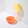 Дитяча силіконова миска Olababy Coral з оранжевою кришкою (60521): Кількість предметів 1
