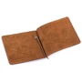 Мужской зажим для денег DNK Leather коричневый (DNK-Spring-clamp-Hcol-N): Формат кошелька Вертикальный
