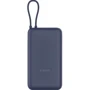 Зовнішній акумулятор Xiaomi Power Bank 20000mAh 33W Integrated Cable Blue (BHR8975GL): Особливості быстрая зарядка, Компактный размер, Индикатор заряда, Встроенный кабель