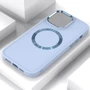 Чехол для iPhone TPU Case Bonbon Metal Style with MagSafe Mist Blue for iPhone 15 Pro Max: Цвет голубой