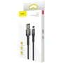 Кабель Baseus USB Cable to Lightning Cafule Special Edition 2.4A 1m Gray (CALKLF-GG1) фото 4