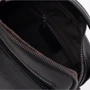 Чоловіча сумка через плече Ricco Grande чорна (K16682bl-black): Фактура Гладкая, Матовая