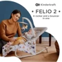 Шезлонг-качалка Kinderkraft Felio 2 Stone Grey (KBFELI20GRY0000): Конструкция опоры без колесиков