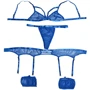 Эротический комплект NDS 5274-9 Blue M/L (23778)