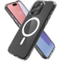 Чехол для iPhone Spigen Ultra Hybrid MagFit Frost Clear (ACS06580) for iPhone 15 Pro Max: Материалы поликарбонат и полиуретан