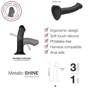 Насадка для страпона Strap-On-Me Mono Density Dildo Violet M