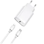 Зарядное устройство WIWU USB-C Wall Charger Wi-U001 20W White with Cable USB-C to Lightning