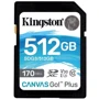 Карта пам'яті Kingston 512GB SDXC class 10 UHS-I U3 Canvas Go Plus (SDG3/512GB)