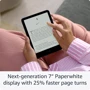 Электронная книга Amazon Kindle Paperwhite 12th Gen. 2024 16Gb Raspberry: Экран 7" glare-free