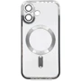 Чехол для iPhone BeCover Chrome Case with MagSafe Silver for iPhone 16 (712073)