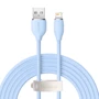 Кабель Baseus USB Cable to Lightning Jelly Liquid Silica Gel 2.4A 2m Blue (CAGD000103)