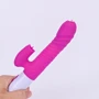 Вибратор BOSS FoxShow Silicone Heating and Thrusting Vibrator Purple