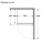 Холодильник Bosch KGN49LBCF: Размеры 203x70x66.7 см