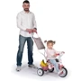 Детский металлический велосипед Smoby 3 в 1 Би Муви Комфорт с ручкой, розовый (740415) фото 8