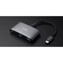 Адаптер WIWU Adapter C2H USB-C to USB-C+HDMI+USB3.0 HUB Grey: Интерфейс подключения USB-C