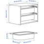 Полка настенная ІКЕА TROFAST 34х21х30 см (495.160.97): Производитель Ikea