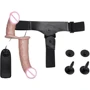 Страпон с вибрацией с 2-мя вибромоторами ULTRA PASSIONATE HARNESS STRAP-ON, BW-022060