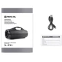 Акустика REAL-EL X-731 Black: Тип портативная