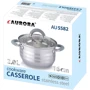 Кастрюля Aurora AU 5582 d16см, 2л, c крышкой: Тип Традиционная
