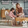 Стульчик для кормления KinderKraft Fini 2 Grey (Hnrt_4819): Регулировка высоты стула 2 позиции