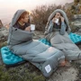 Спальный мешок Naturehike M400 NH20MSD02 1°C левый серый: Тип одеяло с капюшоном