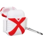 Чехол для наушников Becover Case X-HuWei i-Smile with Belt Red/White IPH1443 (702334) for Apple AirPods фото 1