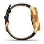Смарт-годинник Garmin Vivomove Luxe 24K Gold PVD Stainless Steel Case with Black Embossed Italian Leather Band (010-02241-22): Сумісні ОС Android / iOS