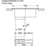 Варочная поверхность Bosch PXX875D67E: Индукционных конфорок 4