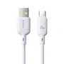 Кабель Baseus USB Cable to USB-C Silky Series 100W 1m White (P10377703213-00)