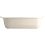 Форма для запекания Emile Henry Ovenware 1.8 л 28x24 см керамическая кремовая (022050): Диапазон температур, °C от -20°С до +270°С