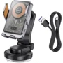 Держатель Hoco Car Holder Wireless Charger HW8 15W Metal Gray: Особенности wireless charging, автодержатель