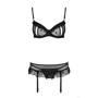 Эротический комплект Passion LOVELIA SET black XXL/XXXL