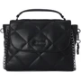 Женская сумка-сэтчел Guess Khatia Top Handle Flap черная (HWQM8381200-BLA)