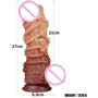 Фаллоимитатор LoveToy Dual-Layered Silicone Nature Cock 10.5" Flesh