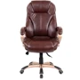 Крісло АКЛАС Томар ANF PU Dark Brown Коричневе (00127054): Тип для руководителей
