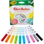 Набір фломастерів CRAYOLA Тонка лінія для малювання на тканині 10 шт (256353.012): Тип Смываемые