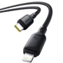 Кабель Baseus Cable USB-C to Lightning Silky Series 20W 1m Black (P10377700113-00): Тип USB-C - Lightning