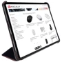 Аксессуар для iPad Macally Protective Case and Stand Brown (BSTANDPRO4S-BR) for iPad Pro 11" (2018-2021): Особенности Стильный внешний вид, Складывается в подставку, Приятен на ощупь