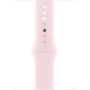 Apple Watch Series 9 45mm GPS Pink Aluminum Case with Pink Sport Band - S/M (MR9G3) Approved Вітринний зразок: Причина уценки Активированы, витринный образец, хорошее состояние, комплектация полная: коробка, зарядка, часы