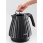 Электрочайник DeLonghi KBD 2001.BK: Покрытие нагревательного элемента (материал) нержавеющая сталь