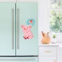 Наклейка на холодильник Pig розовый фото 2