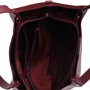 Женская сумка шоппер Ricco Grande бордовая (1L943-burgundy): Материал Натуральная кожа