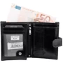 Мужской кошелек Buffalo Wild черный (N4L-CVTB BLACK): Формат кошелька Вертикальный