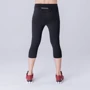 Спортивные капри Peak FW39215-BLA 54 черные: Состав Полиэстер, Спандекс