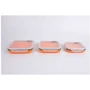 Набір з 3х контейнерів силіконових (400/700 / 1000ml) Orange (TRC-089-orange) фото 4